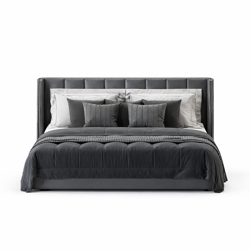 Eclipse Frame Bed by Urbana Craft studio product image highlighting its premium materials and design.