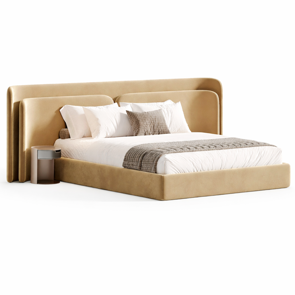 Orion Crest Bed by Urbana Craft studio product image highlighting its premium materials and design.