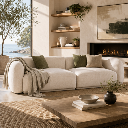 Dune Sofa by Urbana Craft showcased in a refined modern residence.