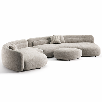 Halo Curve Sofa by Urbana Craft studio product image highlighting its premium materials and design.