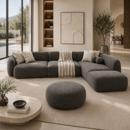 Luna Corner Sofa by Urbana Craft furnished in a premium architectural interior.