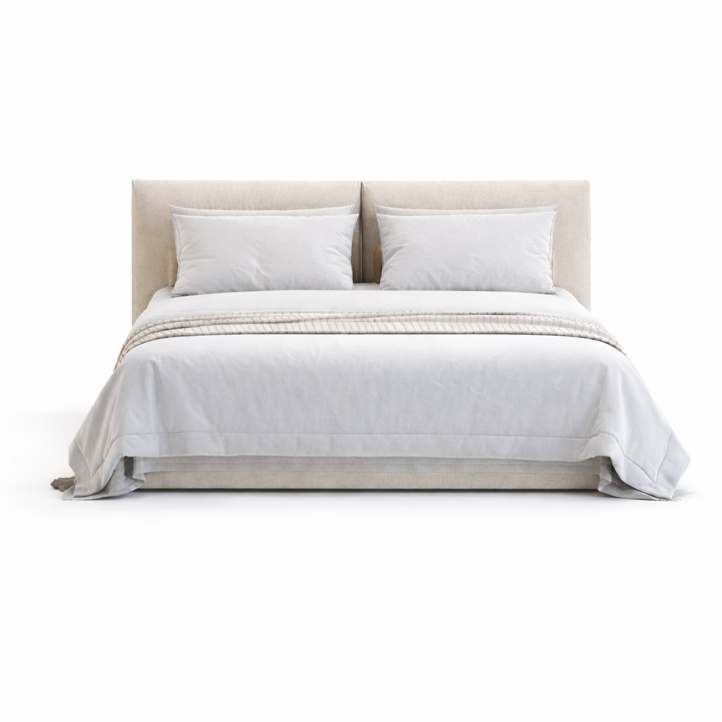 Nova Ease Bed by Urbana Craft studio product image highlighting its premium materials and design.