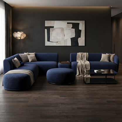 Pearl Sofa by Urbana Craft presented in a luxury designer living room.