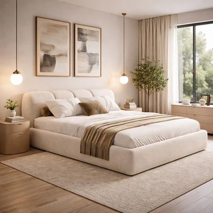 Roadster Bubble Bed by Urbana Craft showcased in a refined modern master suite.
