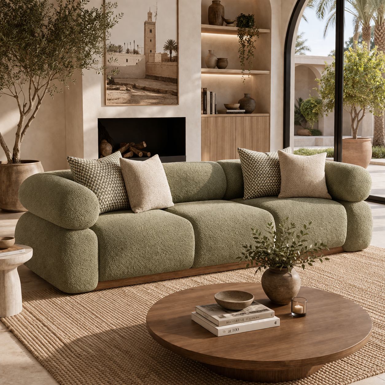 Urbana Cloud Sofa by Urbana Craft furnished in a premium architectural interior.