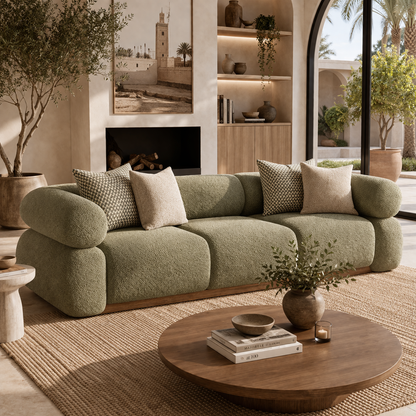 Urbana Cloud Sofa by Urbana Craft furnished in a premium architectural interior.
